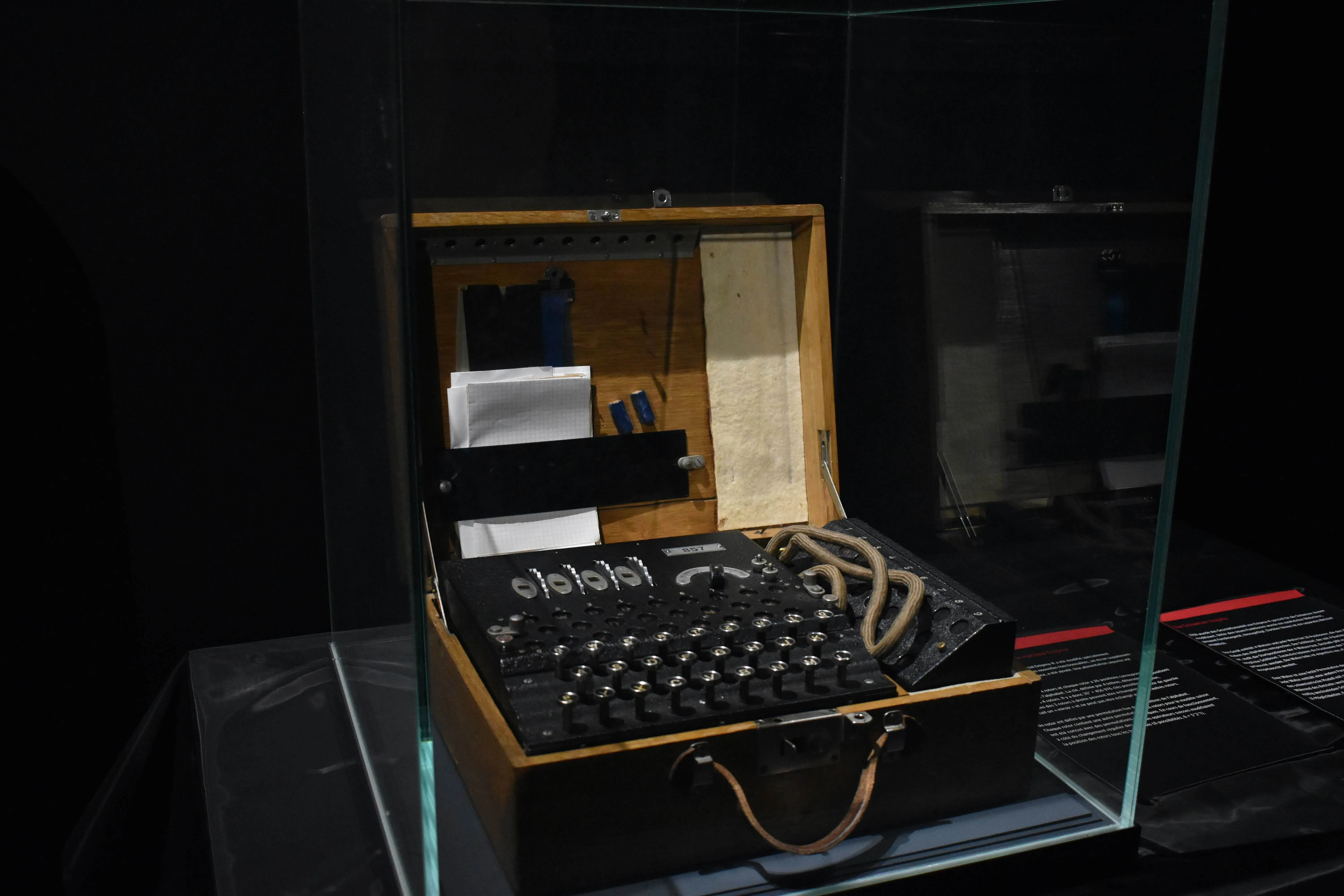 The enigma machine that Alan Turing cracked