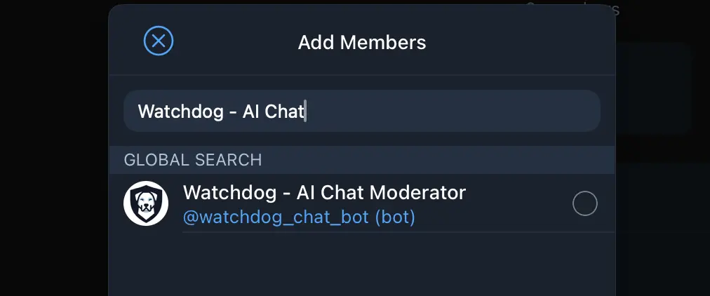 Add Watchdog to your community